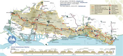 South Downs Way Map - Map Of The World