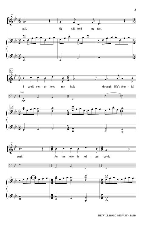 He Will Hold Me Fast Sheet Music by James Koerts (SKU: 35031821) - Stanton's Sheet Music