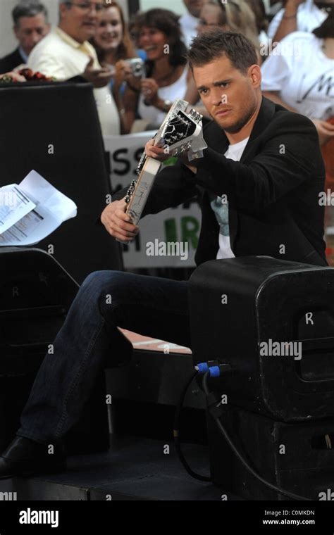 Michael Buble performs live on "The Today Show's" Concert Series from ...