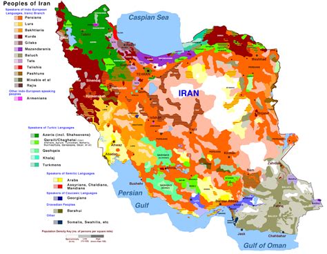 Peoples of Iran - Vivid Maps