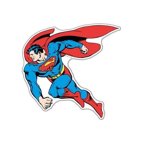 Superman Character Car Decal DC Comics Domed Finish Sticker Emblem | Superman characters ...