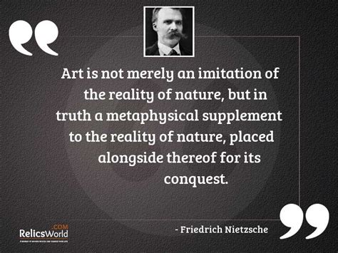 Art is not merely an... | Inspirational Quote by Friedrich Nietzsche