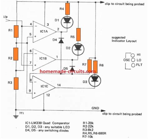 Logic Probe Schematic/diagram Logic Probe – Ecosdeltorbes