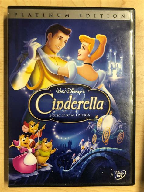 Cinderella (DVD, 1950, 2-Disc Platinum Edition, Disney) - STK – DVDs4Me