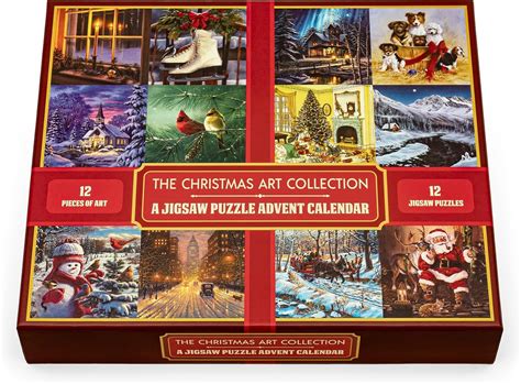 Mindmade Jigsaw Puzzle Advent Calendar - The Christmas Art Collection, Multicolor, Jigsaw ...