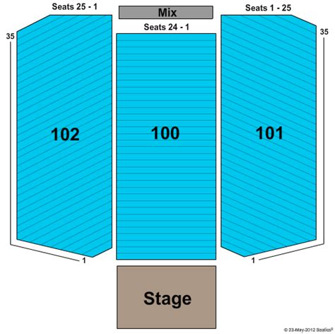 Seneca Niagara Events Center Seating Chart