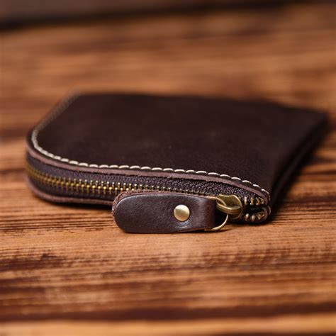 Handmade Leather Mens Cool Wallet Men Slim Wallets Front Pocket Wallet ...