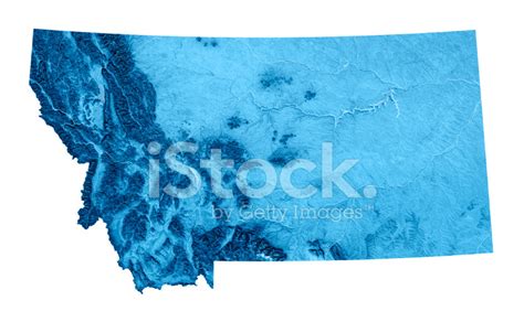 Montana Topographic Map Isolated Stock Photo | Royalty-Free | FreeImages