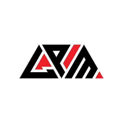 LPM triangle letter logo design with triangle shape. LPM triangle logo design monogram. LPM ...