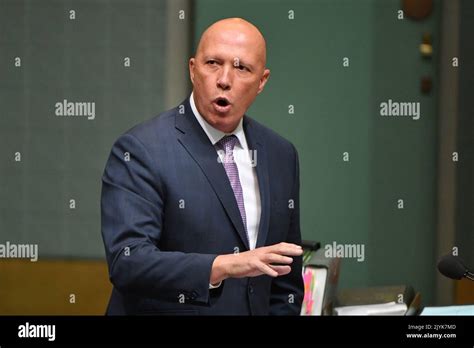 Minister for Home Affairs Peter Dutton during House of Representatives ...