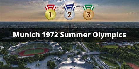 Munich 1972 Summer Olympics Results – Medal Stats & TableTable