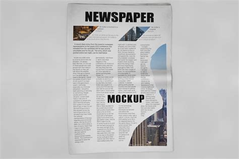 Tabloid Newspaper Mockup - Free Vectors & PSDs to Download