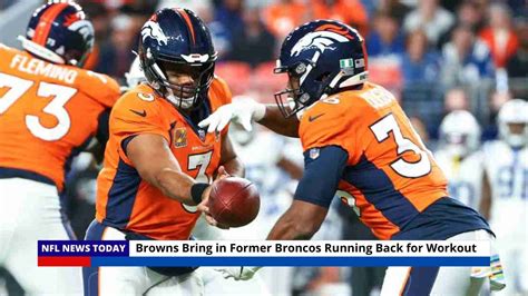 Browns Bring in Former Broncos Running Back for Workout - YouTube