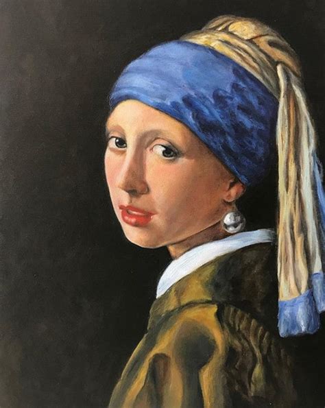 Girl with a Pearl Earring by Johannes Vermeer | Etsy