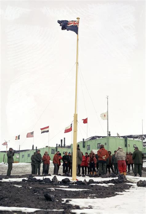 Antarctic Photo Library - Photo Details - 1969-Scott-Base-flags.jpg