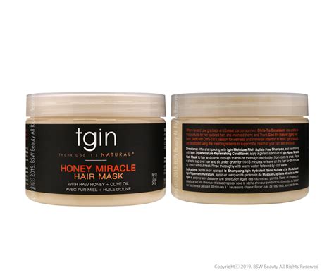 TGIN HONEY MIRACLE HAIR MASK 12oz – BSW BEAUTY CANADA