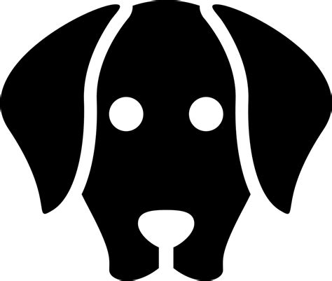 Dog Head Silhouette Png