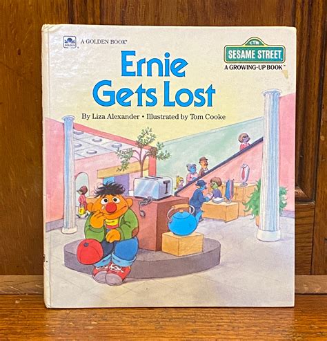 Vintage Ernie Gets Lost Sesame Street Book - Etsy