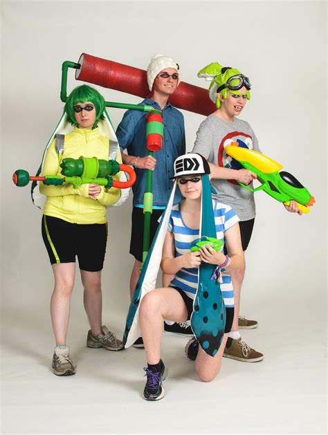 Splatoon cosplay, Splatoon costume, Diy halloween costumes