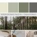 Calm Forest Paint Palette Paint Color Palette Farmhouse - Etsy