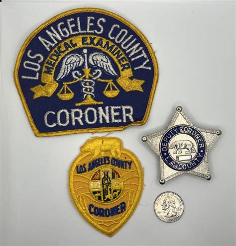 Collectors-Badges Auctions - Los Angeles County Deputy Coroner Badge LA ...