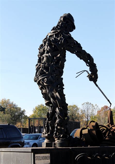 Niles, Ohio -- "The Steelworker" | The iron statue 'The Stee… | Flickr