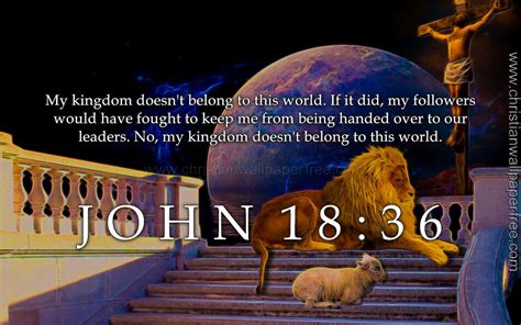 John 18 Verse 36