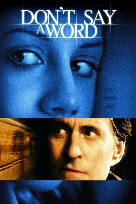 Don't Say a Word (2001) - Posters — The Movie Database (TMDB)