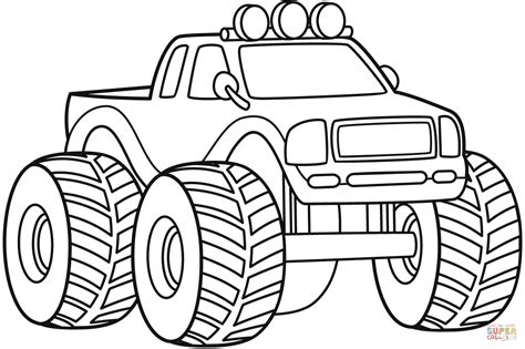 Lamborghini Monster Trucks Coloring Pages Coloring Pages