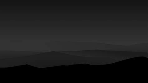 1920x1080 Resolution Dark Minimal Mountains At Night 1080P Laptop Full ...