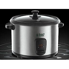 Russell Hobbs 19750 Rice Cooker and Steamer, 1.8 Litre, Silver: Amazon.co.uk: Kitchen & Home