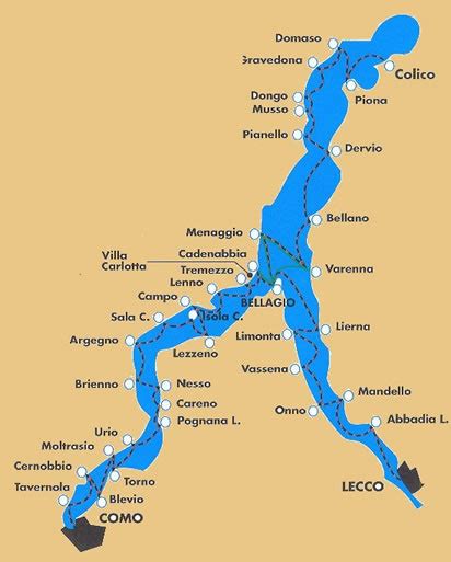 lake como map – the heart thrills