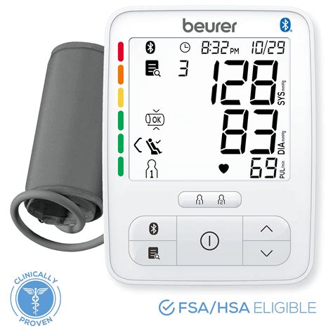 Beurer Deluxe 600 Upper Arm Blood Pressure Monitor with Bluetooth ...