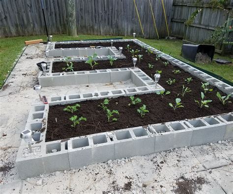 Build a Concrete Block Garden for Food and Memories | Building a raised ...