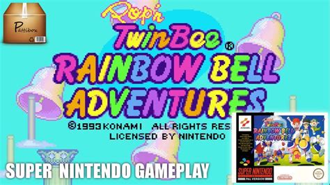Pop'n TwinBee Rainbow Bell Adventures (1994) Super Nintendo Gameplay | Pättibox ...