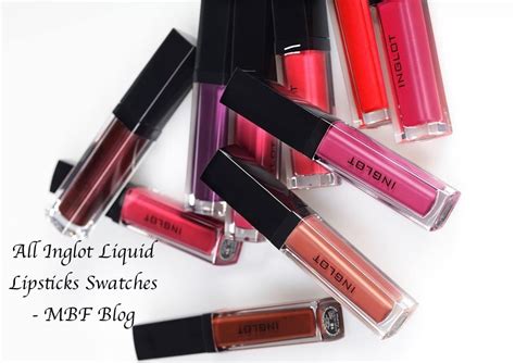 All Inglot HD Lip Tint Matte Liquid Lipsticks 10 Shades Review, Swatches