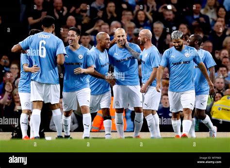 Manchester city legends hi-res stock photography and images - Alamy