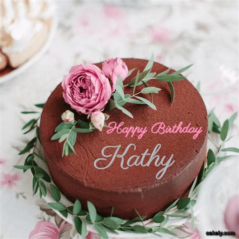 🎂 Happy Birthday Kathy Cakes 🍰 Instant Free Download