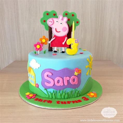 12 Cute Peppa Pig Birthday Cake Designs - Recommend.my