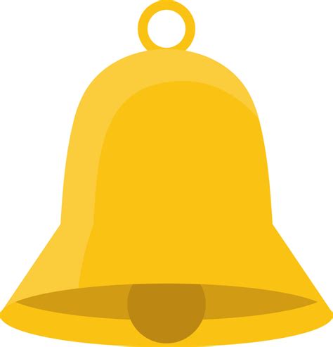 Golden bell clipart design illustration 9342147 PNG