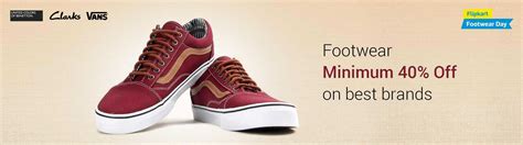 Flipkart Deals : Men's Branded Footwear At Minimum 40% Off