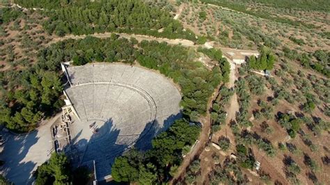 The Great Theatre of Epidaurus | Ancient greek architecture, Ancient ...