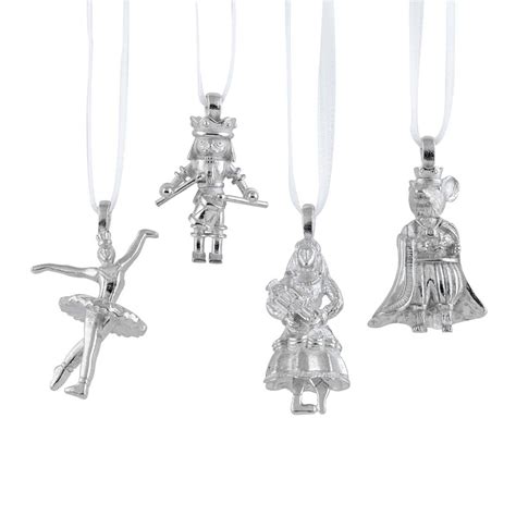 Nutcracker Mini Ornament Set - Danforth Pewter - Made in USA