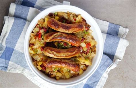 The Ultimate Bratwurst Casserole with Cabbage & Potatoes - My Dinner