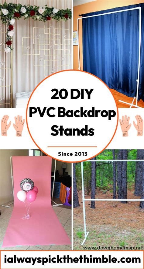 20 DIY PVC Backdrop Stand Ideas: Make PVC Pipe Backdrop