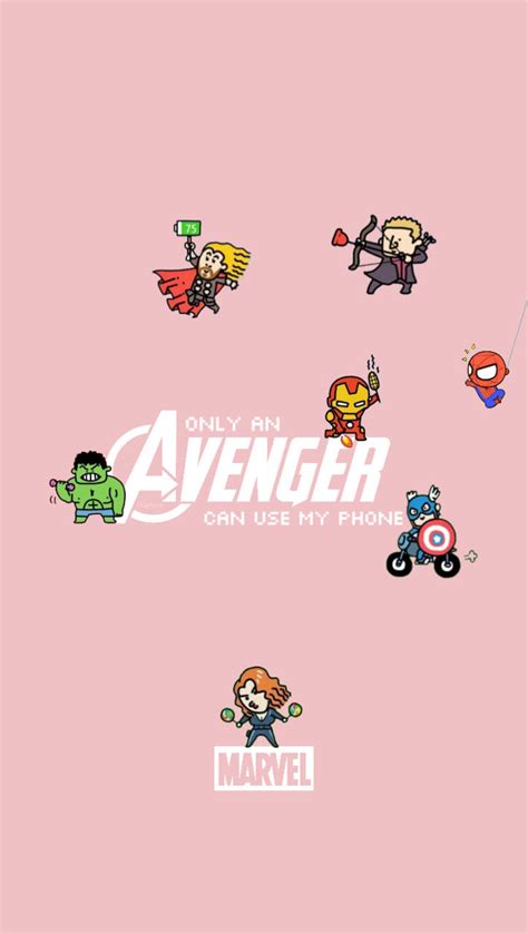 Download Cute Marvel Avengers Chibi Wallpaper | Wallpapers.com