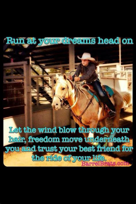 Barrel Racing Quotes Inspirational. QuotesGram