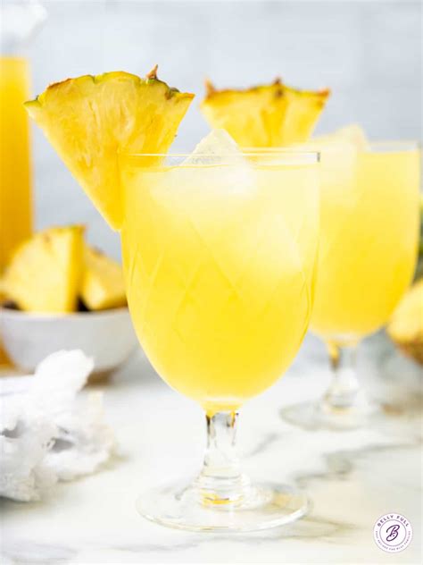 Pineapple Rum Punch Recipe - Belly Full