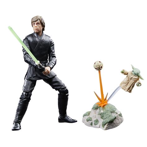 STAR WARS The Black Series Luke Skywalker & Grogu, The Book of Boba Fett, 6-Inch Action Figures ...