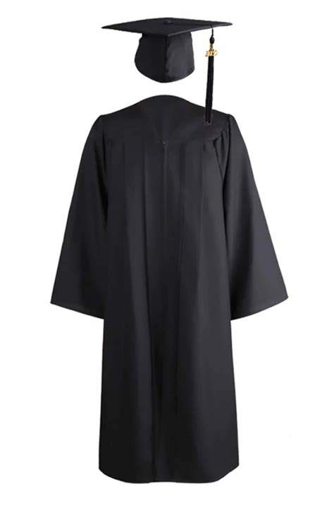 Eco-Friendly Graduation Gowns with Mortarboard Hat and Tassel, Zip Front - High School to Adult ...